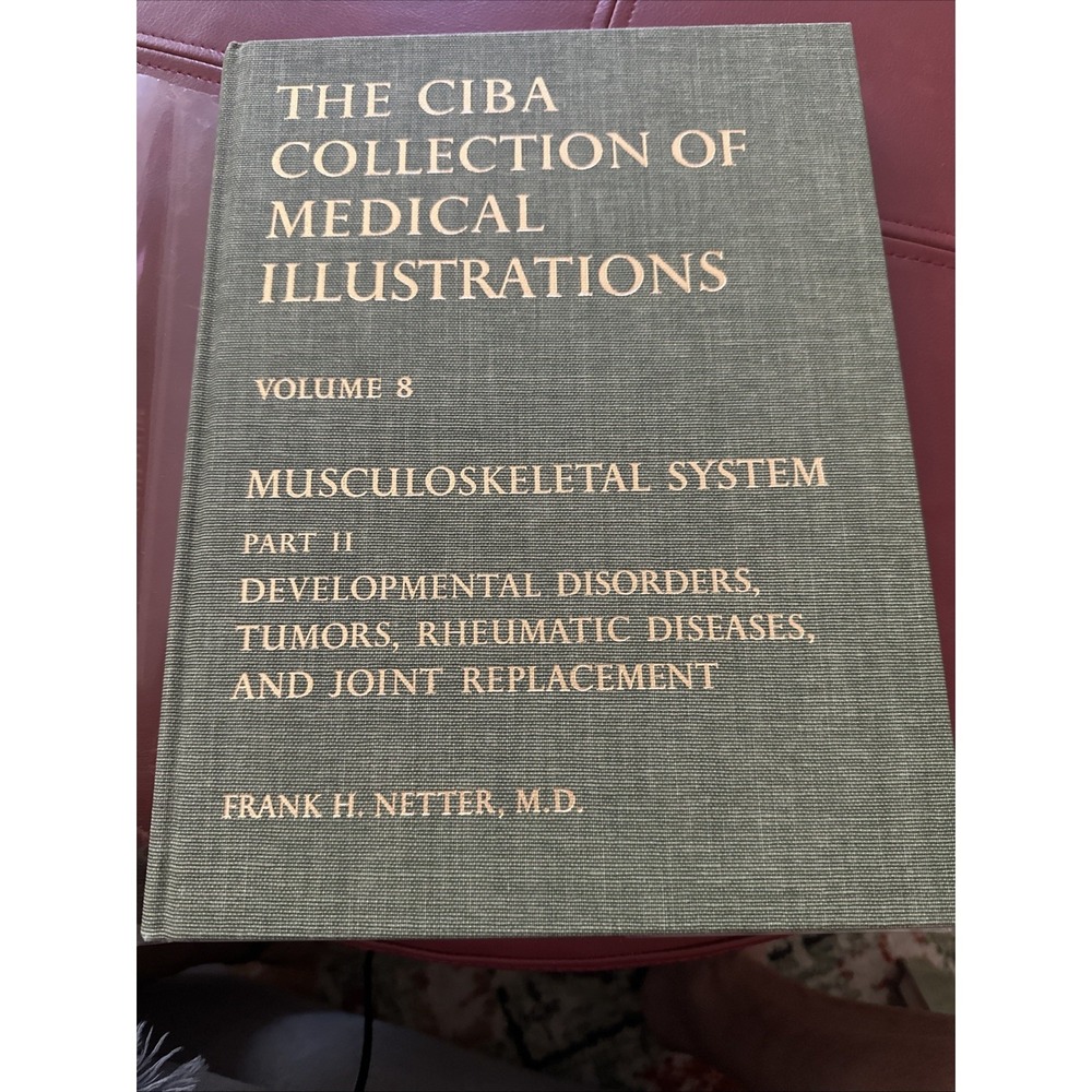 CIBA Collection Of Medical Illustrate/Musculoskeletal Vol.8;Part II/FIRST PRINT